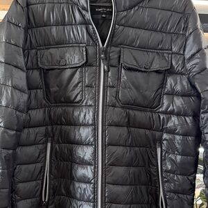 Kenneth Cole New York Men's Black Puffer Jacket